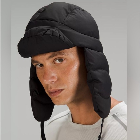 Lululemon Wunder Puff Down Trapper Hat Black XS/S NWT - Picture 3 of 11
